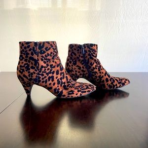 Kenneth Cole Leopard Booties